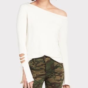 LA Made Yvette Slash Sweatshirt